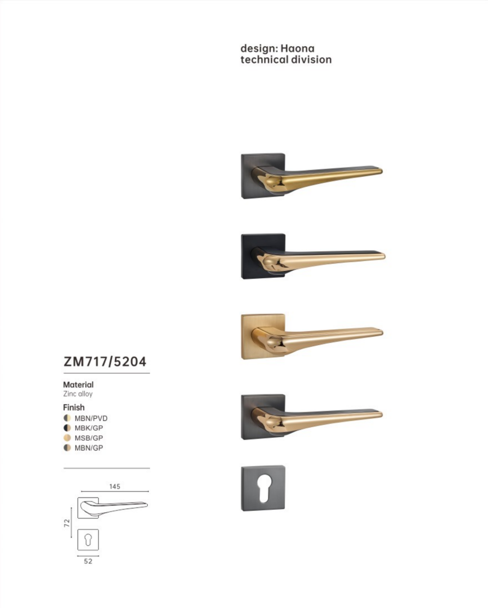 încuietoare ZM717/5204